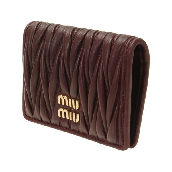 [미우미우]마테라쎄 나파 가죽 카드 홀더 / 5MC103 AFPP F0007