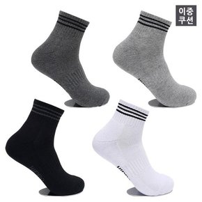 [JP SOCKS] 남성 이중쿠션 스포츠 양말 단목 1켤레