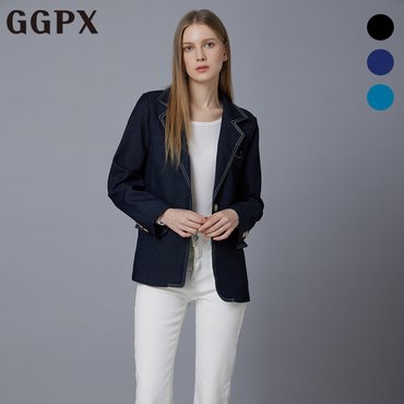 GGPX 스티치 더블 카라 자켓 (GP2JK013F)
