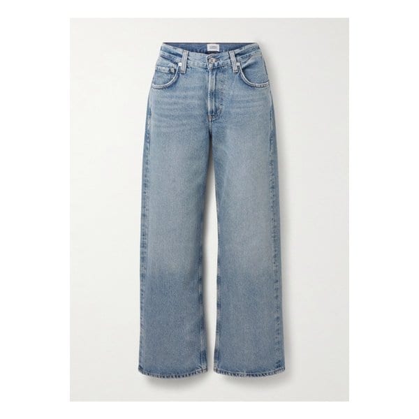 린즈 로우라이즈 스트레이트 진 미드 데님 46376663162899821