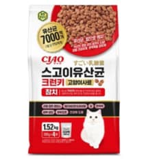 이나바 챠오 스고이 유산균 크런키 참치 1.52kg  - (고양이 최애 참치 맛~)