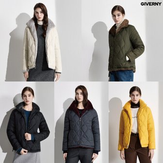 지베르니 25FW 최신상 ! 지베르니 리버시블 퍼패딩 점퍼