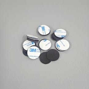 /굿즈하우스 부착식 원형 고무 자석 스티커 25mm