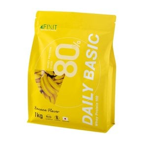 FIXIT 단백질 유청 단백질 DAILY BASIC 1kg (바나나)