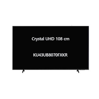 삼성 [삼성전자]Crystal UHD 108cm KU43UB8070FXKR 본사직배