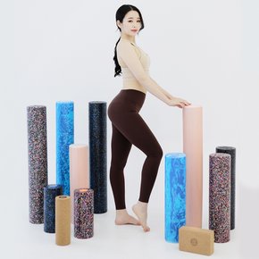 EVA 폼롤러 60cm 마블블루 필라테스 스트레칭 마사지