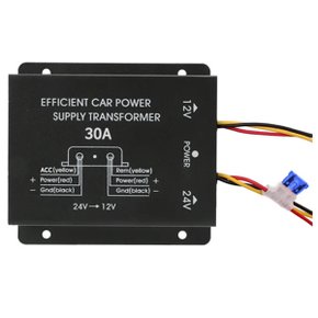 신형 차량 dcdc컨버터 24v12v컨버터 24v-12v 30A 다운