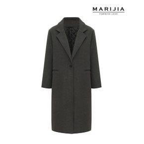 나인 원 버튼 롱 코트 MCTA42022_P381378401