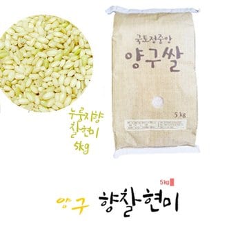  강원도 양구쌀 향찰현미5kg 누룽지향