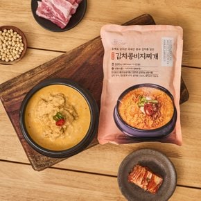 김치콩비지찌개 500g 6팩 국내산 김치 파주 장단콩