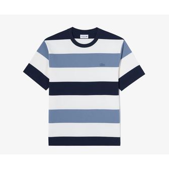 라코스테 [시흥점] 남성 오버핏 밀라노 볼드 스트라이프 TH004E-55G