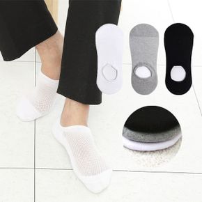 남성 이중바닥 덧신 4켤레 여름 페이크삭스 스포츠 발목양말_P301153731