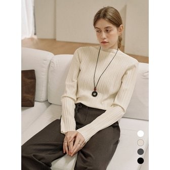 리수스 [3차 리오더] Pado Mock-neck Pleats Top (4colors)