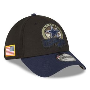 [해외] 836371 NFL [댈러스 카우보이스] 2022 Salute To Service 39THIRTY Flex Hat Black/Navy