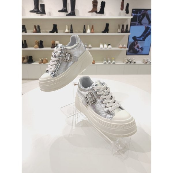 [부산점] [바바라] 7cm 큐빅 스니커즈 BBI607