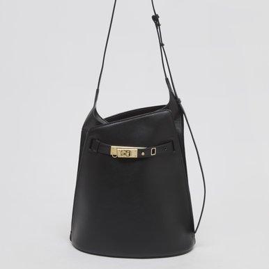 Clip bucket bag(Deep sleep)_OVBAX24010BLK