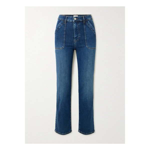 더 유틸리티  하이라이즈 스트레이트 진 다크 데님 1647597350117559