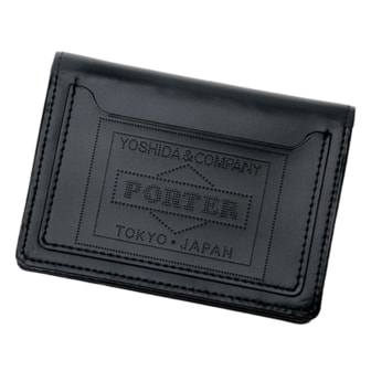 포터 요시다포터 카드지갑 PS LEATHER WALLET GLASS LEATHER Ver. 카드케이스 384-03043