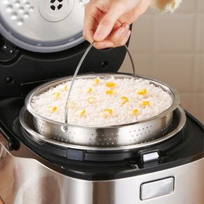 받침대형 스텐 저당밥솥 찜통 17.5cm 다이어트 혈당감소 당뇨 저혈당 자취 3인용 건강밥솥 P838