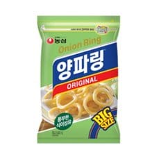 농심 양파링 지퍼백 160g x8개