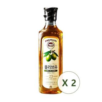  사조 해표 올리브유 스페인산 엑스트라버진 500ml x 2개