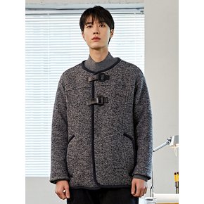 바인딩 라운드넥 더블비죠 자켓 CXS23WWJKA82 GRY