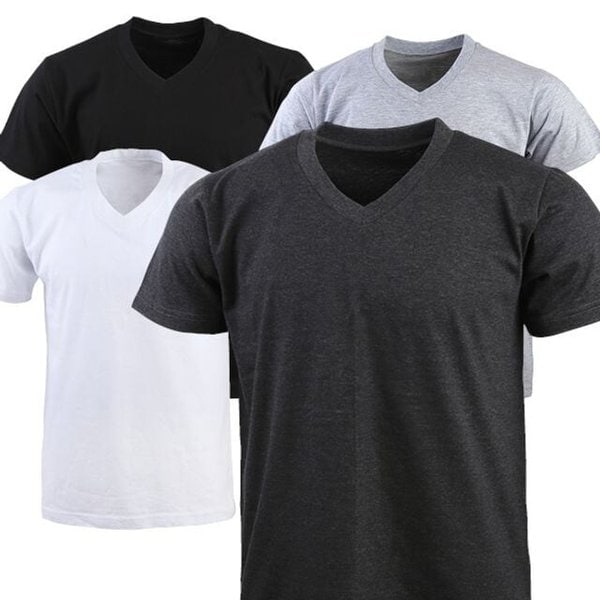 여름 남자 베이직 브이넥 30수 반팔 티셔츠 OC-TSH-SWE11816