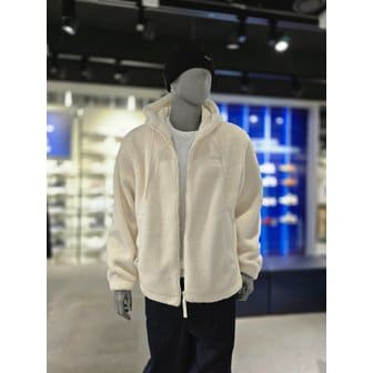 휠라 [파주점] 공용 에센셜 보아 후디드 자켓 (FS2PLG4102X-SWH)