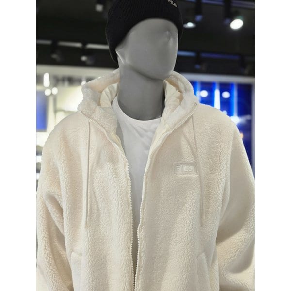 [파주점] 공용 에센셜 보아 후디드 자켓 (FS2PLG4102X-SWH)