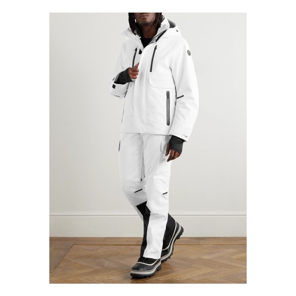 퓨잡 존 패딩 후드 스키 재킷 화이트 1647597356745835