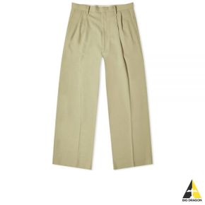 오라리 24 HARD TWIST WOOL DOBBY SLACKS LIGHT BEIGE (A24SP02KW) (하드 트위스트 울