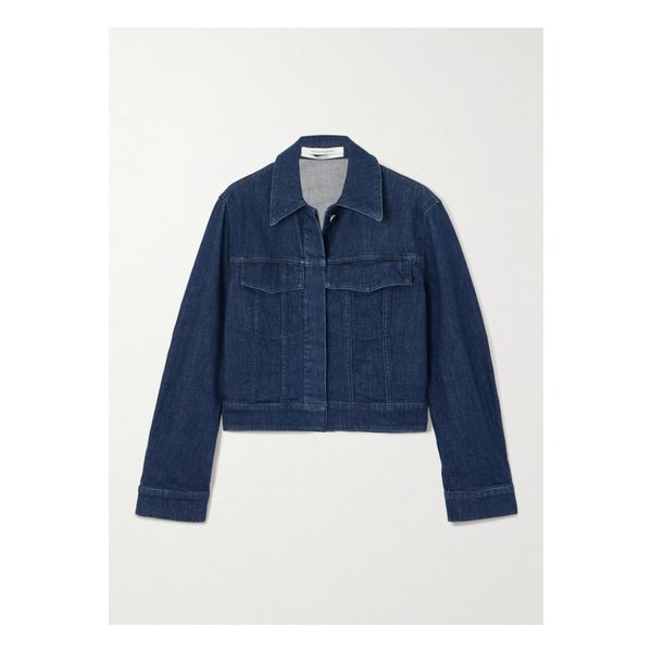 어나더 투모로우 크롭 데님 재킷 블루 1647597336564973