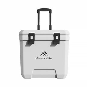 Mountainhiker 36L/38QT 대용량 냉각기 상자 캐스터/풀로드 포함