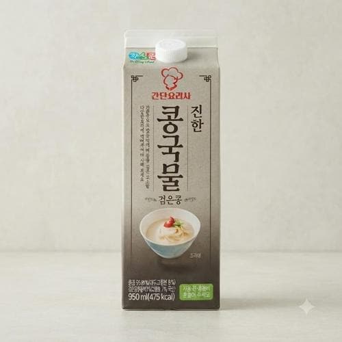 정식품 진한 콩국물 검은콩 950ml, 6팩(1)