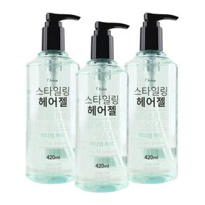 (3개)오릭스 스타일링 헤어젤 420ml[32067596]