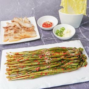 30년전통 국내산 부추김치 1kg