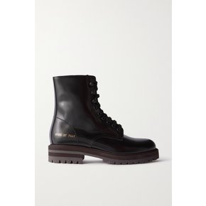 Leather Combat Boots 블랙