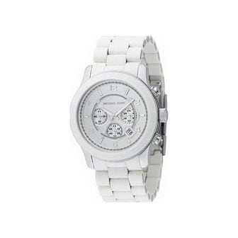  미국 마이클코어스 시계 Michael Kors Mens MK8108 Runaway 스테인리스 스틸 White 워치 1679127