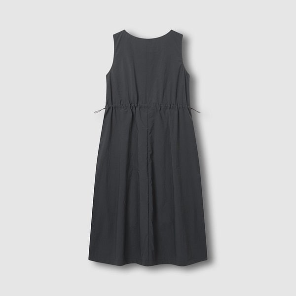 여 사각사각 민소매 집업 원피스 J136201068085