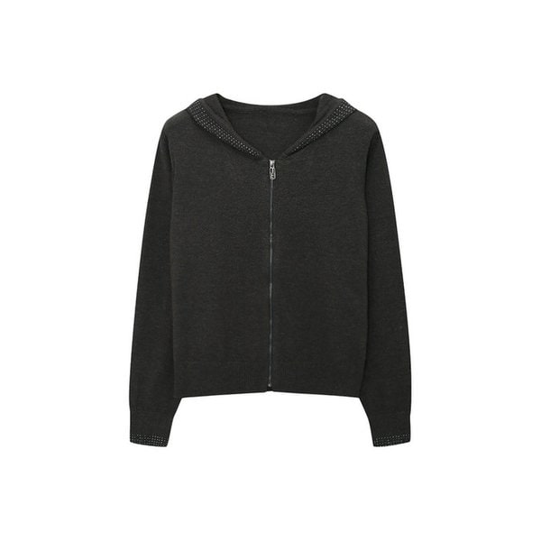 후드 니트 가디건-L2G45KCD100