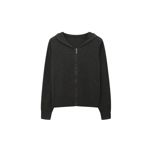 후드 니트 가디건-L2G45KCD100