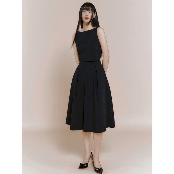 Illona midi flare skirt(2colors)