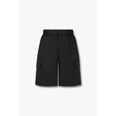 ARMANI EXCHANGE AX 남성 코튼 사이드 밴딩 카고 쇼츠- 다크 그린(A415142002)