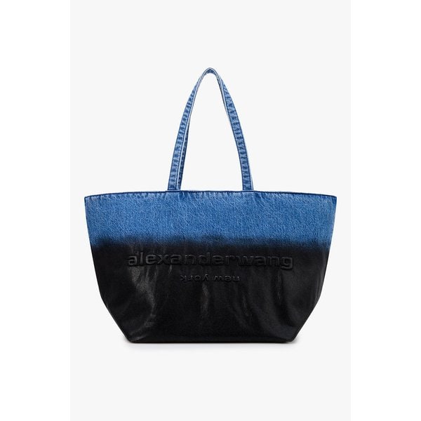 PUNCH 라지 코팅 데님 토트백 3616170107000