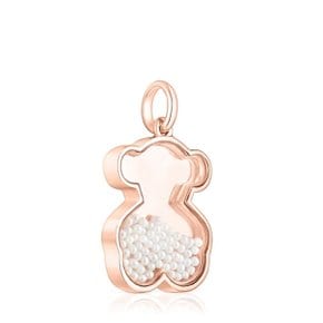 Rose vermeil silver pendant and Areia pearls/팬던트/111274530