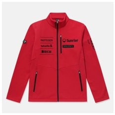 자켓 UQC SO423SFTO1-RED 2023 SWISS SKI FLEECE JACKET / RED