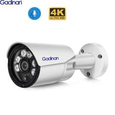 NVR IR 카메라 IP 카메라 거리 시스템용 총알 오디오 8MP 감시 5MP 보안 CCTV POE  POE 4K 야외 H265 금속