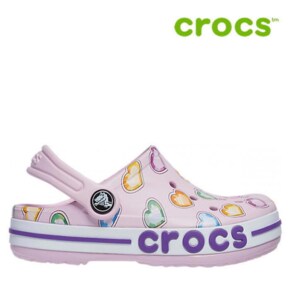 [세일] 크록스 아동 샌들 /G48- 207020-6GD / Kids Bayaband Graphic Clog Ballerina Pink