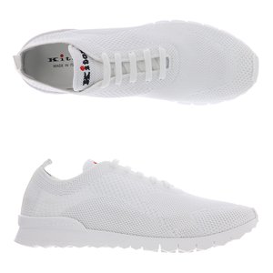 키톤 [국내/당일]23FW USSFITS N0080901 BIANCO 키톤 로고 런닝 텅 스니커즈