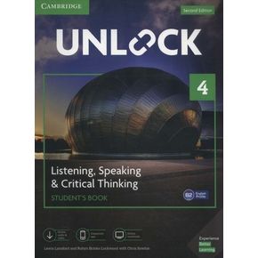 Unlock 4 Listening, Speaking Critical Thinking Student book